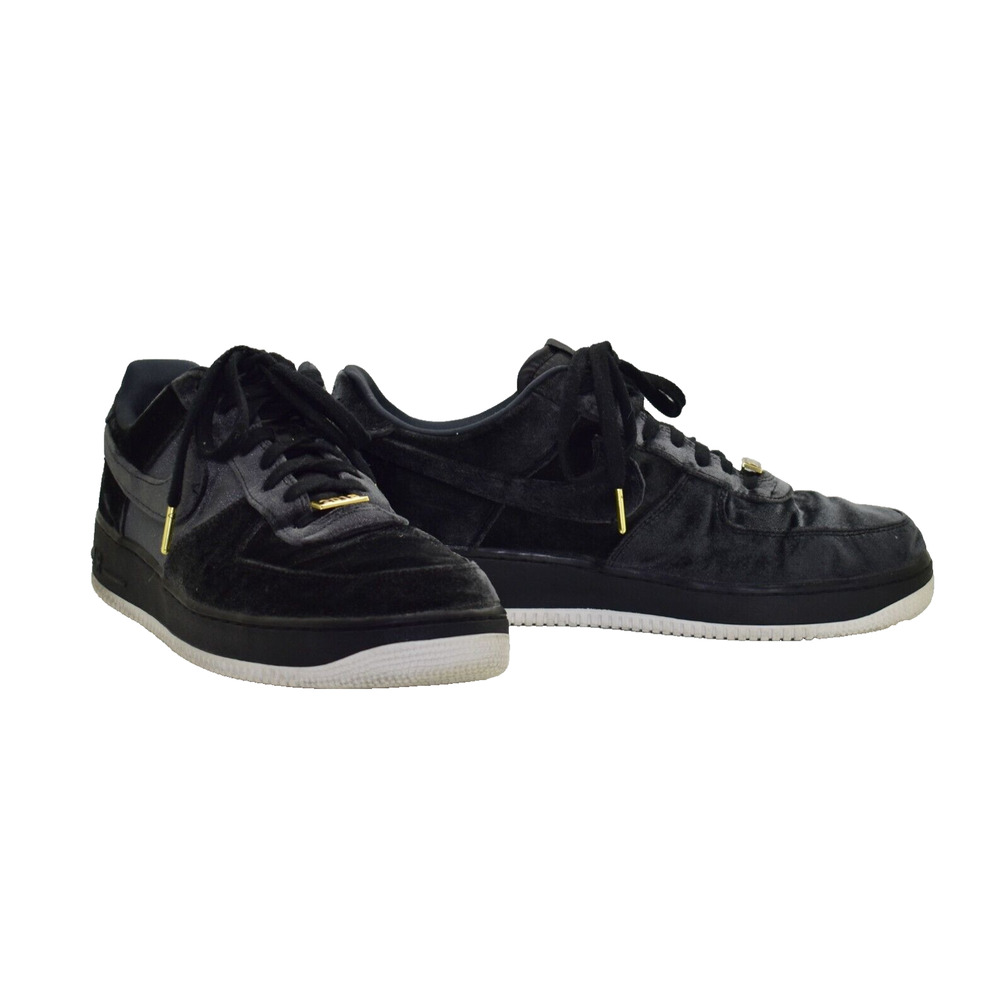 B4 Auth NIKE AIR FORCE 1 07 QS 2018 Black Velvet Rose Shoes AH8462-003 Size 13